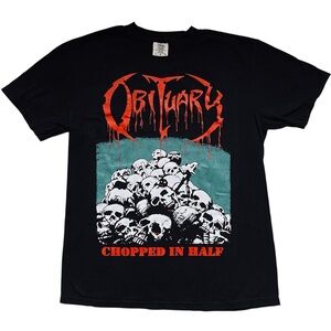 OBITUARY “CHOPPED IN HALF” TEE